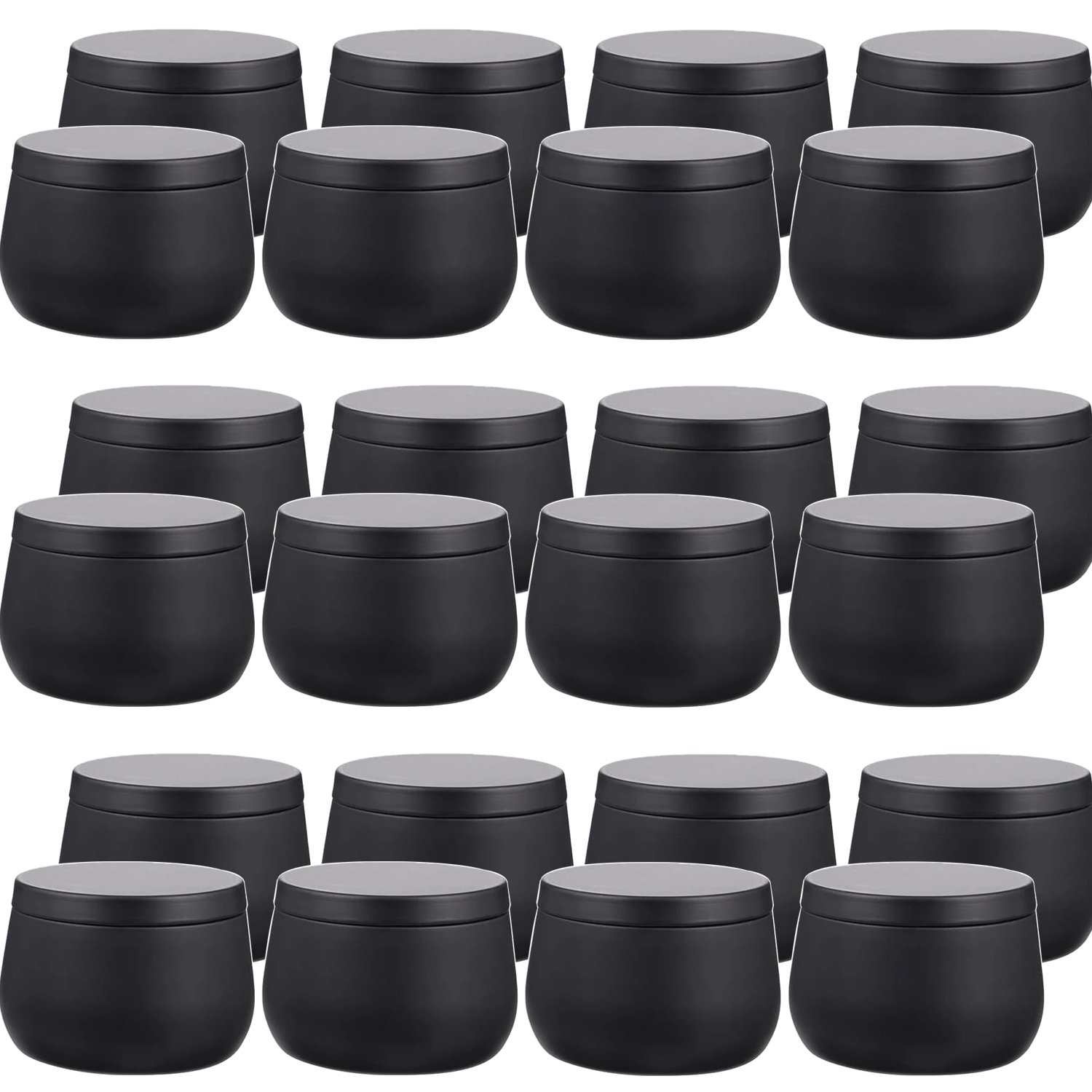 Metal Tin Lid 4Oz - 4oz/8oz lege metalen kaarsenblikken met deksel,