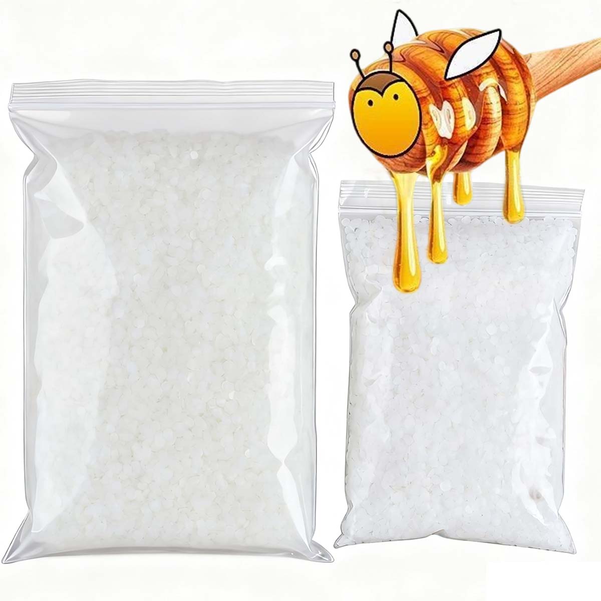 Candle Making Supplies Usa - 200g-1000g Witte Bijenwas Puur Natuurlijke Korrelige