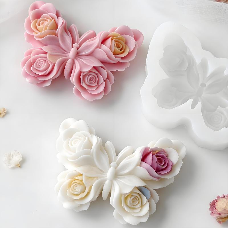 Candle Making Supplies Usa - DIY Rose Butterfly Form siliconen mal