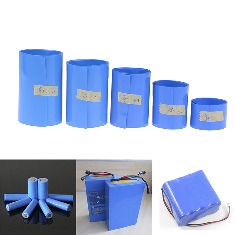 Shrink Sleeve Pvc - 65 75 85 mm 18650 lithiumbatterij