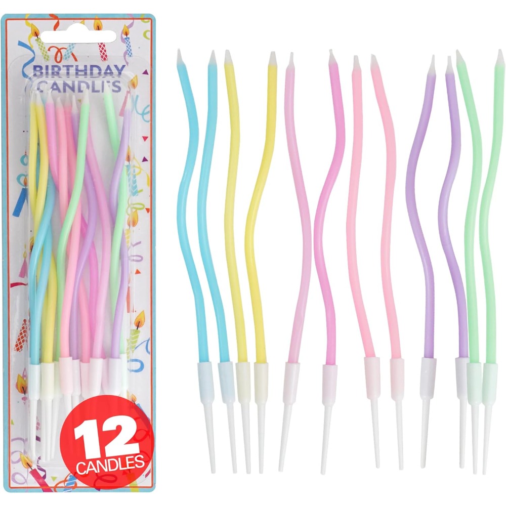 Regenboogspiraal verjaardagska - Candle Supply recensie en prijs