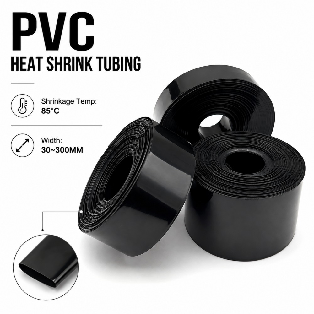 Zwarte PVC kabelkous voor 1865 - Shrink Sleeve Pvc recensie en prijs
