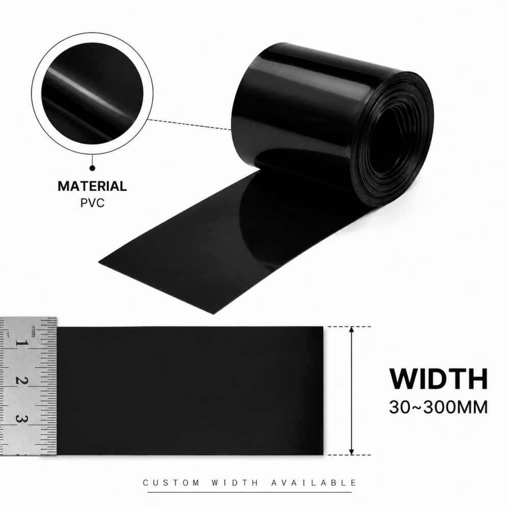 Zwarte PVC kabelkous voor 1865 - Shrink Sleeve Pvc recensie en prijs