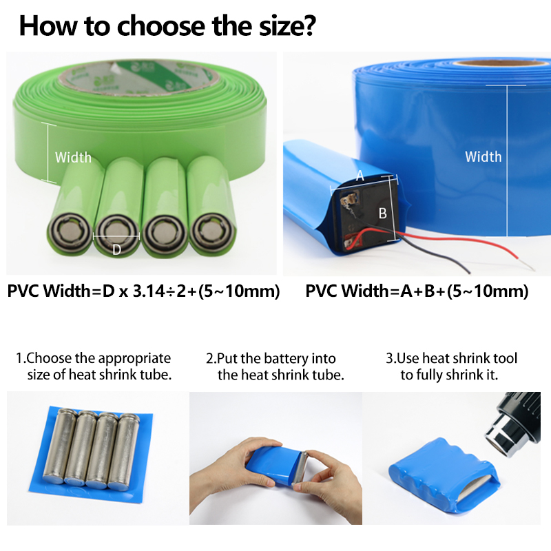 18650 Batterij Krimpfolie PVC  - Shrink Sleeve Pvc recensie en prijs