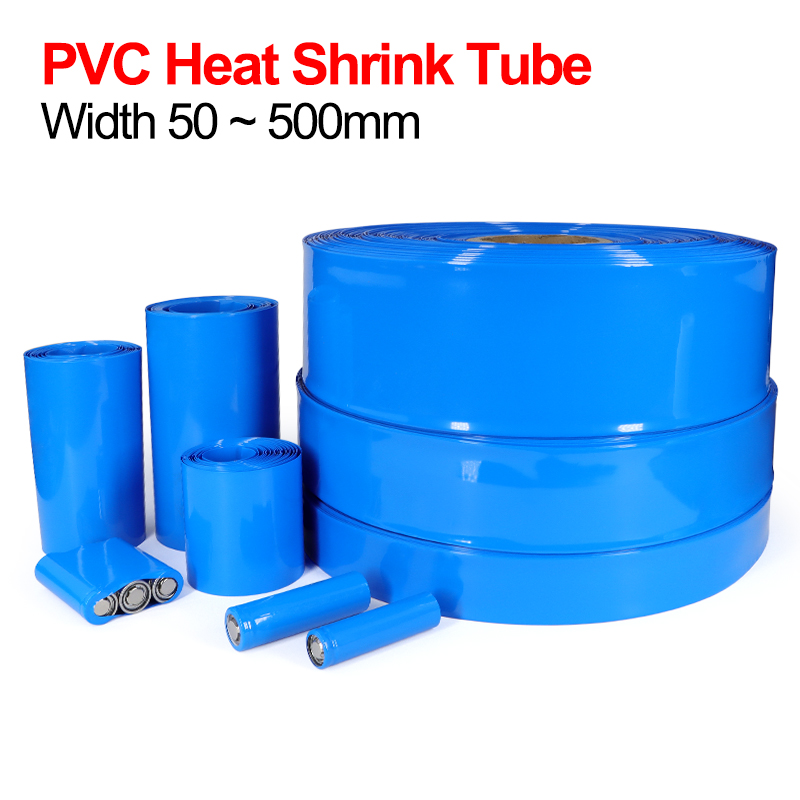 1/5m PVC Krimpkous Blauw Breed - Shrink Sleeve Pvc recensie en prijs